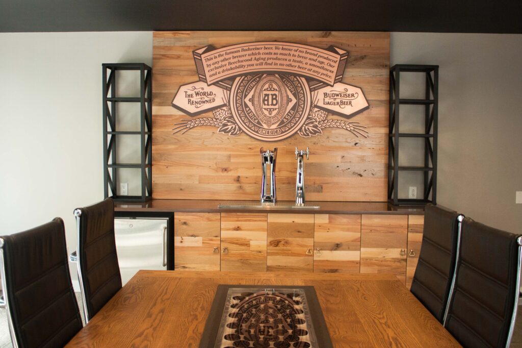 Beechwood Credenza at Anheuser-Busch by Talisen Construction