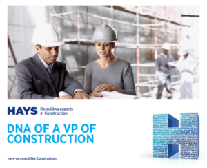Talisen CEO, Joseph Rigazio, was featured in this years Hay's DNA of a VP of Construction Report. 